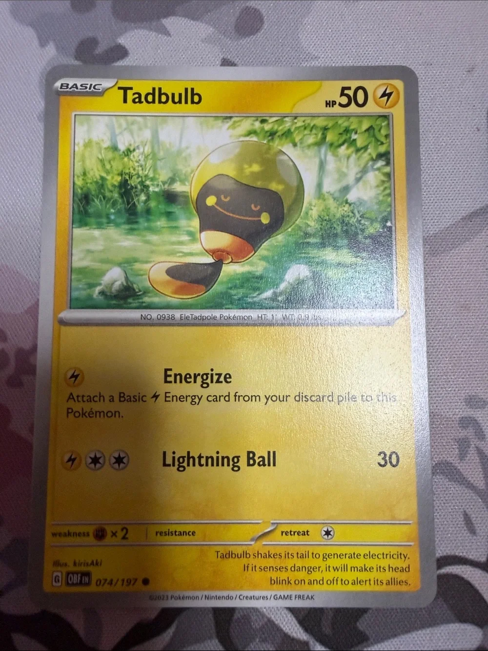 Tadbulb & Bellibolt Collection Lot | 6 Pokémon Cards | ✨5/$25✨